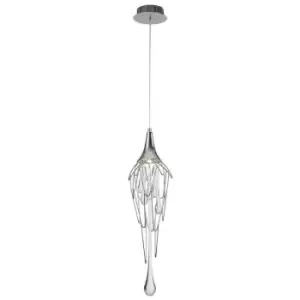 Luminosa Lighting - Ceiling Pendant, 1 x GU10, Polished Chrome