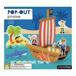 Petit Collage Petit Popout Game - Pirate