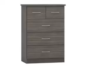 Seconique Nevada Black 32 Drawer Chest of Drawers