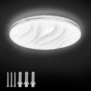 ExtraStar 24W LED Wave Ceiling Light, 38cm (dia), 6500K Daylight