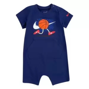 Nike Short Sleeve Romper Baby Boys - Blue