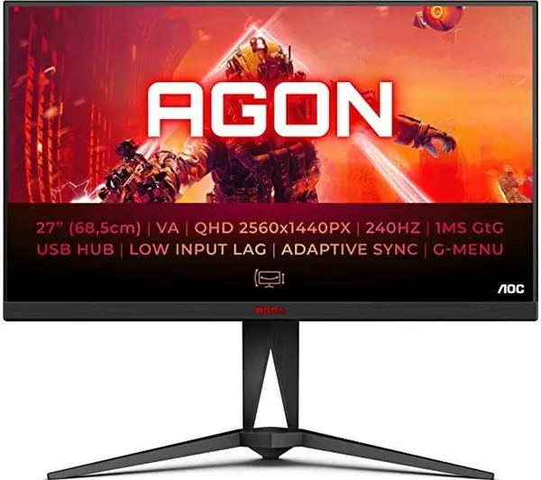 AOC 27" AG275QZN/EU Quad HD Gaming LCD Monitor