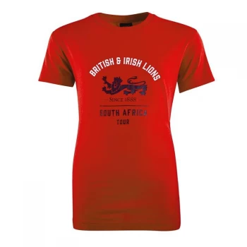 Canterbury British and Irish Lions Graphic T Shirt Junior - Red