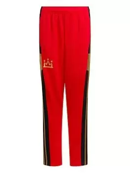 adidas Junior Mo Salah Pant, Red, Size 11-12 Years