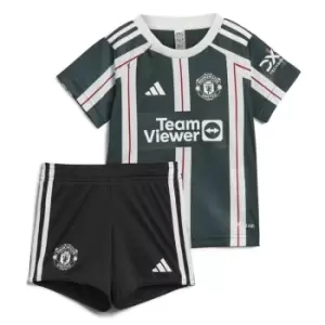 adidas Manchester United Away Baby Kit 2023 2024 Babies - Green