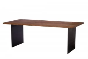 Linea Soho 220cm Hampstead Dining Table Brown