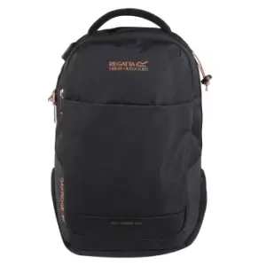 Regatta Unisex Adult Oakridge 20L Backpack (One Size) (Black/Rose Gold)