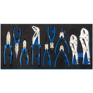 Draper Plier Set In Full Drawer EVA Insert Tray (10 Piece)