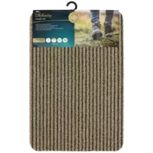 Infinity Entrance Door Mat, Beige, 50cm x 75cm