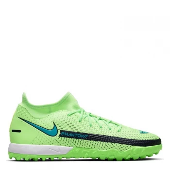 Nike Phantom GT Academy DF Astro Turf Trainers - Lime/AquaMarine