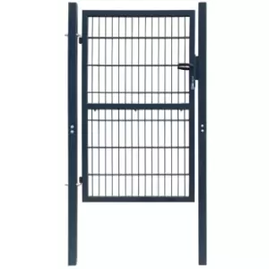 Vidaxl 2D Fence Gate (single) Anthracite Grey 106 X 190 cm