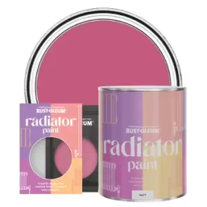 Rust-Oleum Radiator Paint, Matt Finish - Raspberry Ripple - 750ml