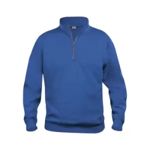 Clique Unisex Adult Basic Half Zip Sweatshirt (L) (Royal Blue)