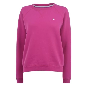 Jack Wills Astbury Pheasant Logo Crew Neck Sweatshirt - Magenta