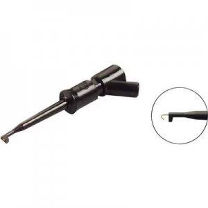 Test probe 2mm jack connector CAT I Black SKS Hirschmann