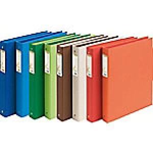 Exacompta Ring Binder 2 ring 30 mm Recycled Paper A4 Assorted Colours 10 Pieces