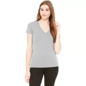 Bella Ladies/Womens Triblend Crew Neck T-Shirt (XL) (Grey Triblend)