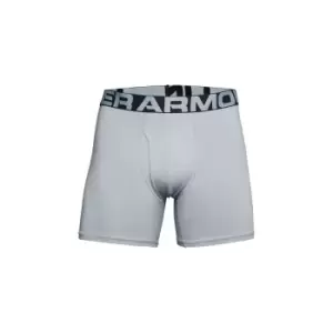 Under Armour Cotton 6" Boxerjock 3pk Mod Gray/Jet/Black 3XL