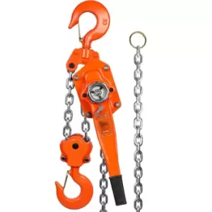 Manual Lever Chain Hoist, 6 Ton 13200 lbs Capacity 10ft Come Along, G80 Galvanized Carbon Steel with Weston Double-Pawl Brake, Auto Chain Leading &