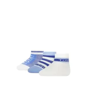 Tommy Hilfiger 3 Pack Baby Socks Box - Blue