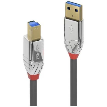 LINDY USB cable USB 3.2 1st Gen (USB 3.0 / USB 3.1 1st Gen) USB-A plug, USB-B plug 2m Grey