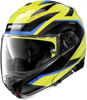 Nolan N100-5 Plus Overland N-Com Helmet, black-yellow, Size L, black-yellow, Size L