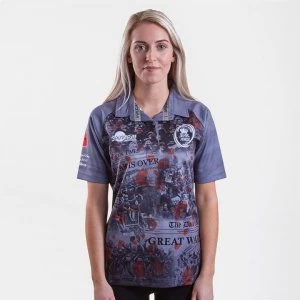 Samurai Army Rugby Union Replica Shirt Womens - Grey