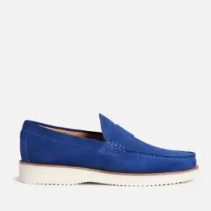 Ted Baker Mens Isaac Suede Loafers - Navy - UK 8