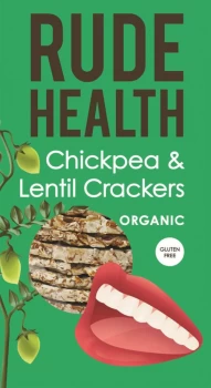 Rude Health Chickpea & Lentil Crackers 120g