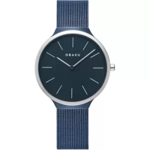 Obaku Ark Lille Arctic Women&apos;s Blue Wristwatch V240LXHLML