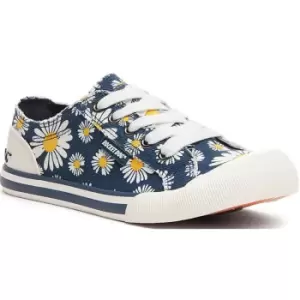 Rocket Dog Womens Jazzin Homer Daisy Lace Up Plimsolls UK Size 6 (EU 39)