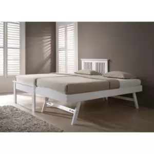 Flintshire Halkyn Solid Poplar Wood Guest Bed White