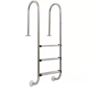 Vidaxl - Pool Ladder 3 Steps Stainless Steel 304 120cm - Silver