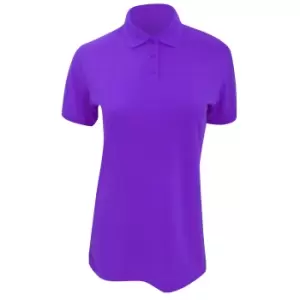 Kustom Kit Ladies Klassic Superwash Short Sleeve Polo Shirt (20) (Purple)