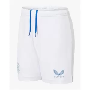 Castore Rangers Fourth Shorts 2021 2022 Junior - White