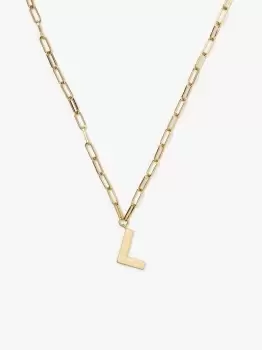 Kate Spade L Initial This Pendant, Gold, One Size