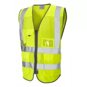 Cobbaton iso 20471 Class 2 Coolviz Superior Waistcoat Yellow - xl - High Visibility