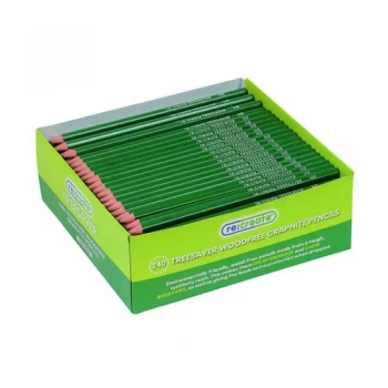 ReCreate Treesaver Recycled HB Pencil Pack of 240 TREE240HB