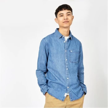 Jack Wills Calbourne Indigo Denim Shirt - Indigo