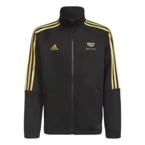 adidas Mo Salah 3-Stripes Track Top Kids - Black