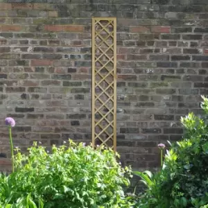 Forest 511 x 1 Hidcote Decorative Diamond Wooden Lattice Trellis (1.8m x 0.3m) - Pressure treated