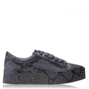 Calvin Klein Snakeskin Print Trainers - Thunder Grey