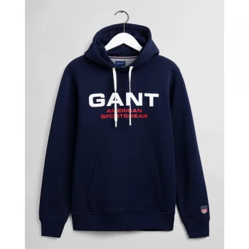 Gant Retro Shield OTH Hoodie - ClassicBlue 409