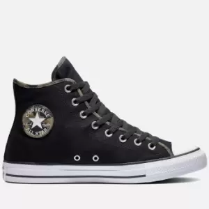 Converse Mens Chuck Taylor All Star Desert Camo Hi-Top Trainers - Black/Dark Smoke Grey/White - UK8