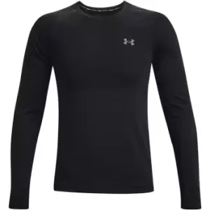 Under Armour Seamless Run Long Sleeve Top Mens - Black