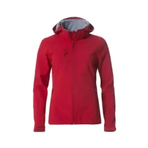 Clique Womens/Ladies Plain Soft Shell Jacket (S) (Red)