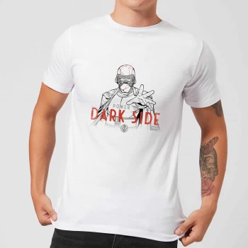 Star Wars: The Rise Of Skywalker Kylo Darkside Powers Mens T-Shirt - White - XS