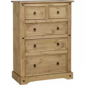 Seconique - Corona Mexican Pine 3+2 Drawer Chest