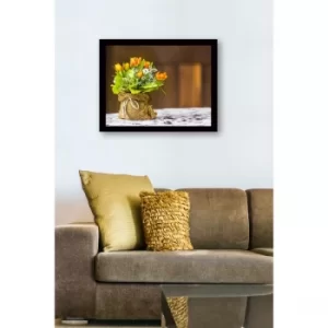 SC0553 Multicolor Decorative Framed MDF Painting