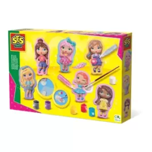 SES Creative Fashion Girls Casting & Painting Kits, Five Years and...